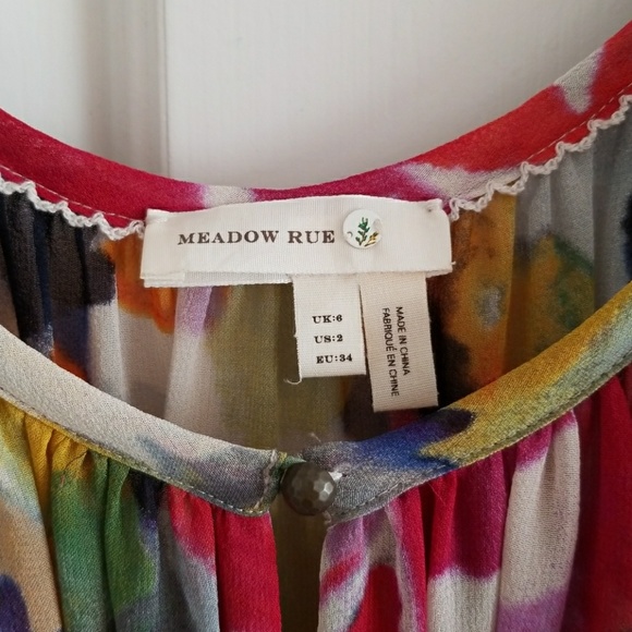 SOLD! Anthropologie Meadow Rue autumn bulbs maxi - Picture 2 of 6